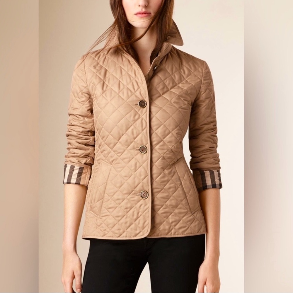Burberry Brit Authentic Diamond Jacket Size Small